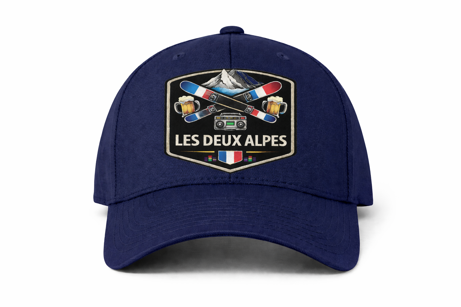 Les Deux Alpes – Après-Ski Cap - Navy Blue | Limited Edition