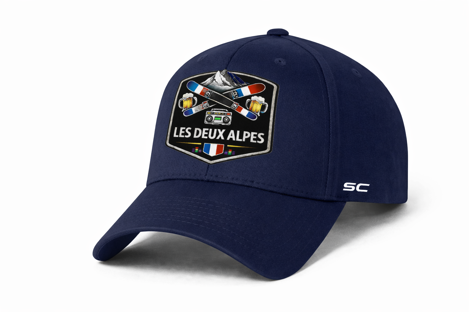 Les Deux Alpes – Après-Ski Cap - Navy Blue | Limited Edition