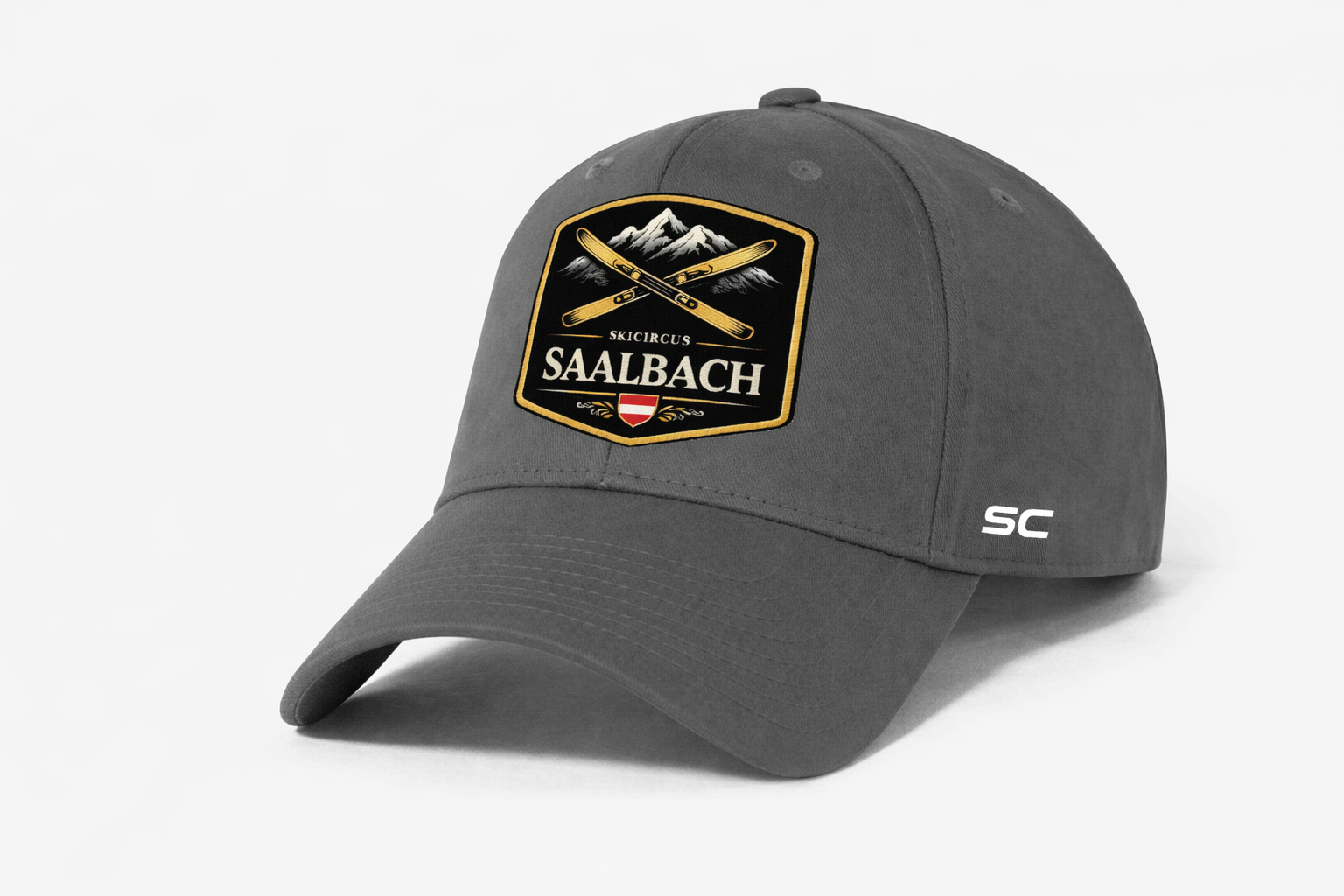 Saalbach – Alpine Prestige Cap Charcoal – Limited Edition