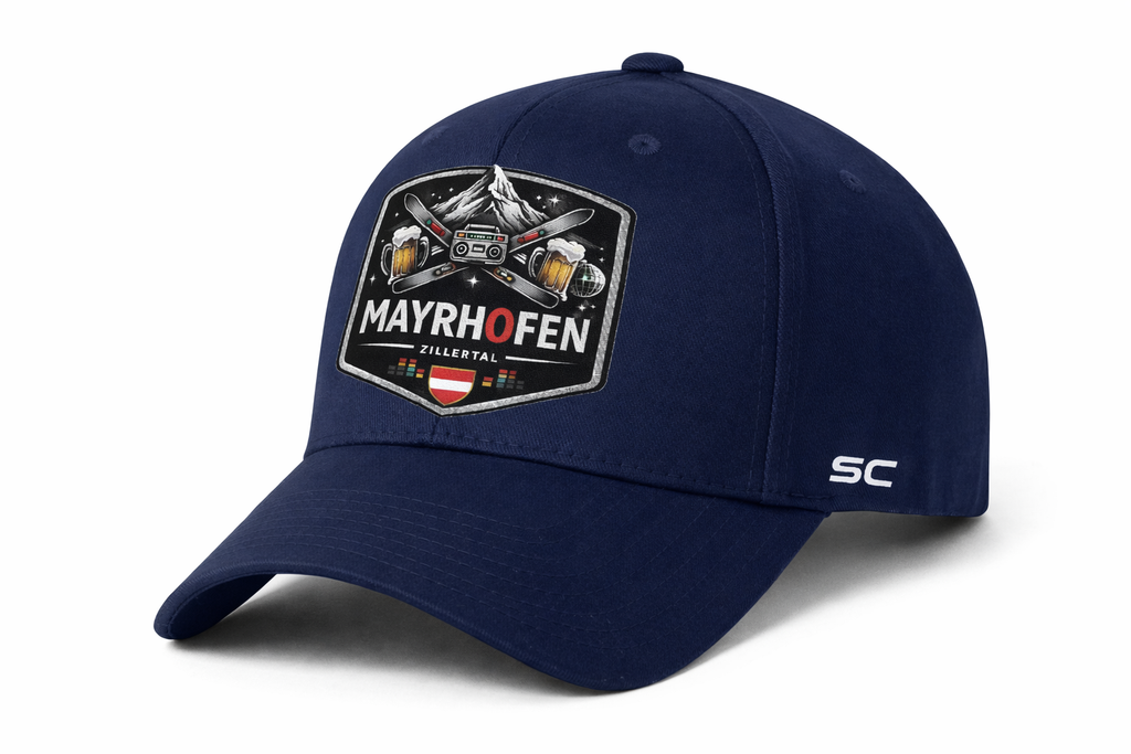 Mayrhofen Après-Ski Cap – Navy Blue | Limited Edition
